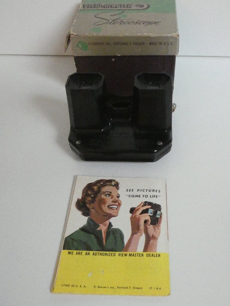 Te koop vintage viewmaster van zwart bakeliet, Ophalen of Verzenden
