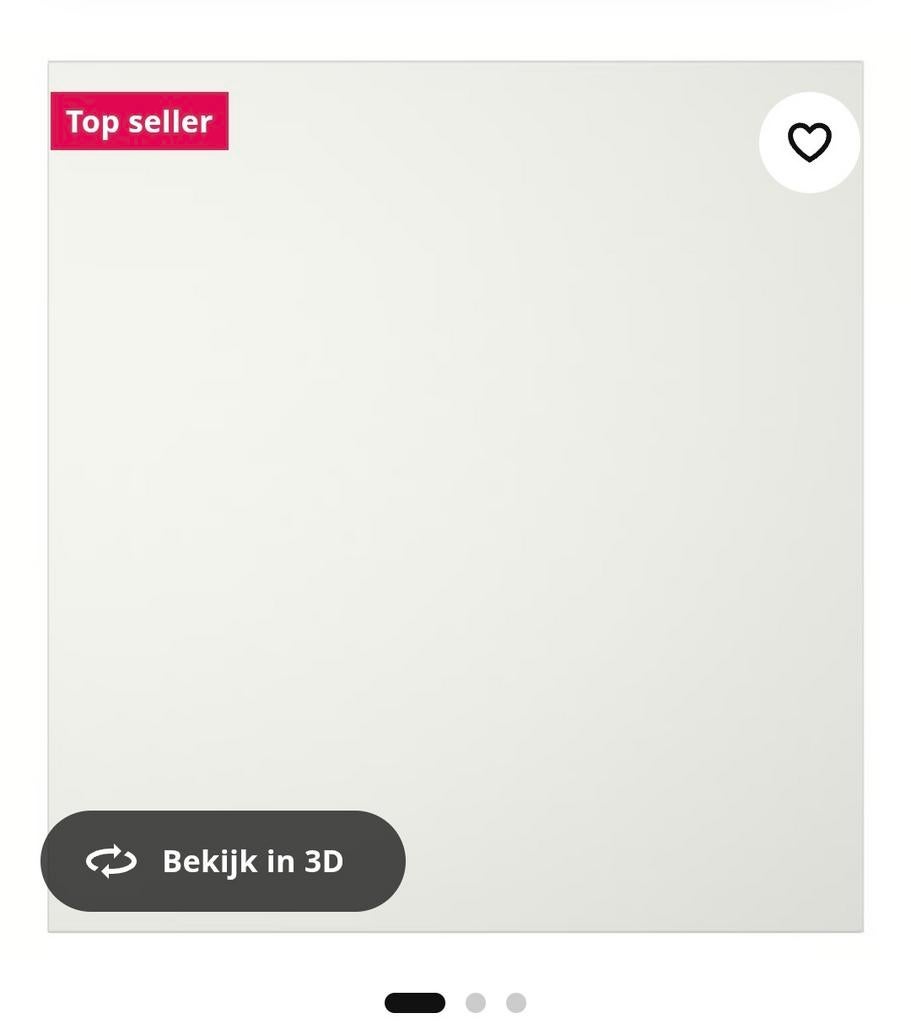 LAPPVIKEN Deur wit 60x64 cm, Ophalen