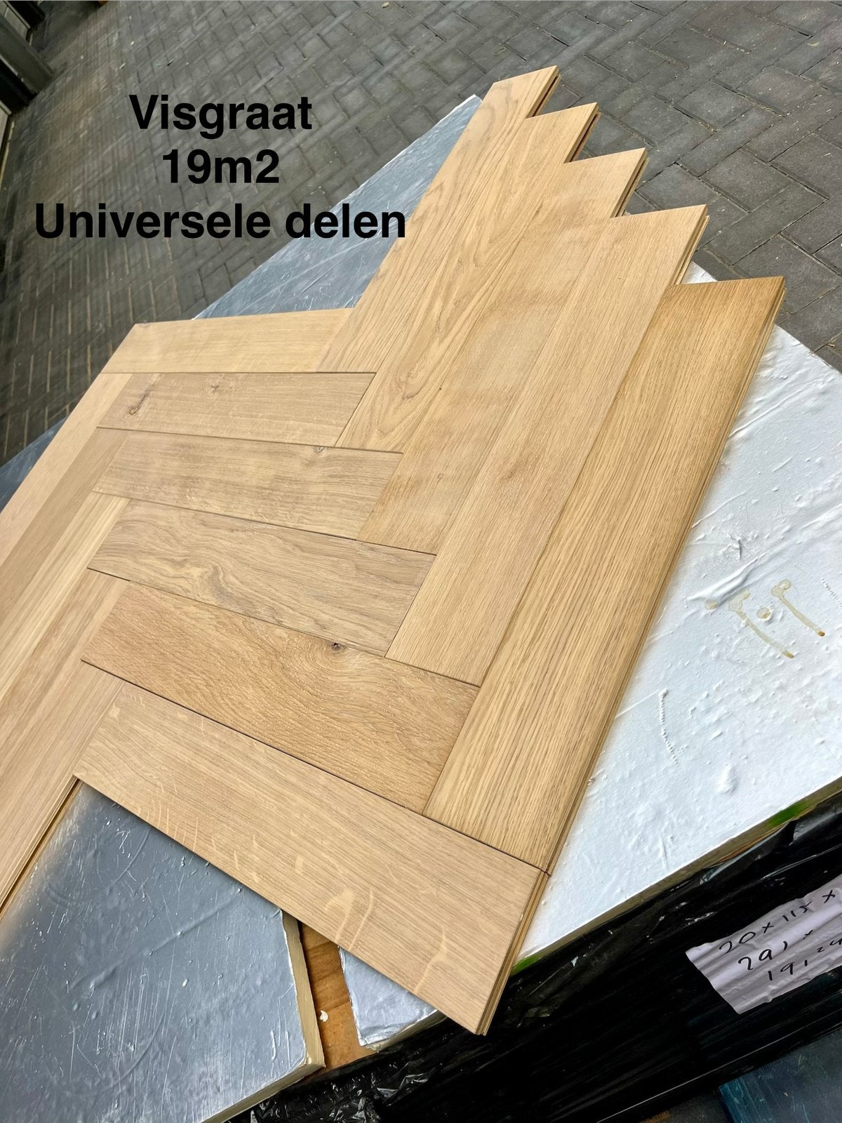 Eiken vloer, Huis en Inrichting, Stoffering | Vloerbedekking, Ophalen of Verzenden, Nieuw, 10 tot 25 m², Parket