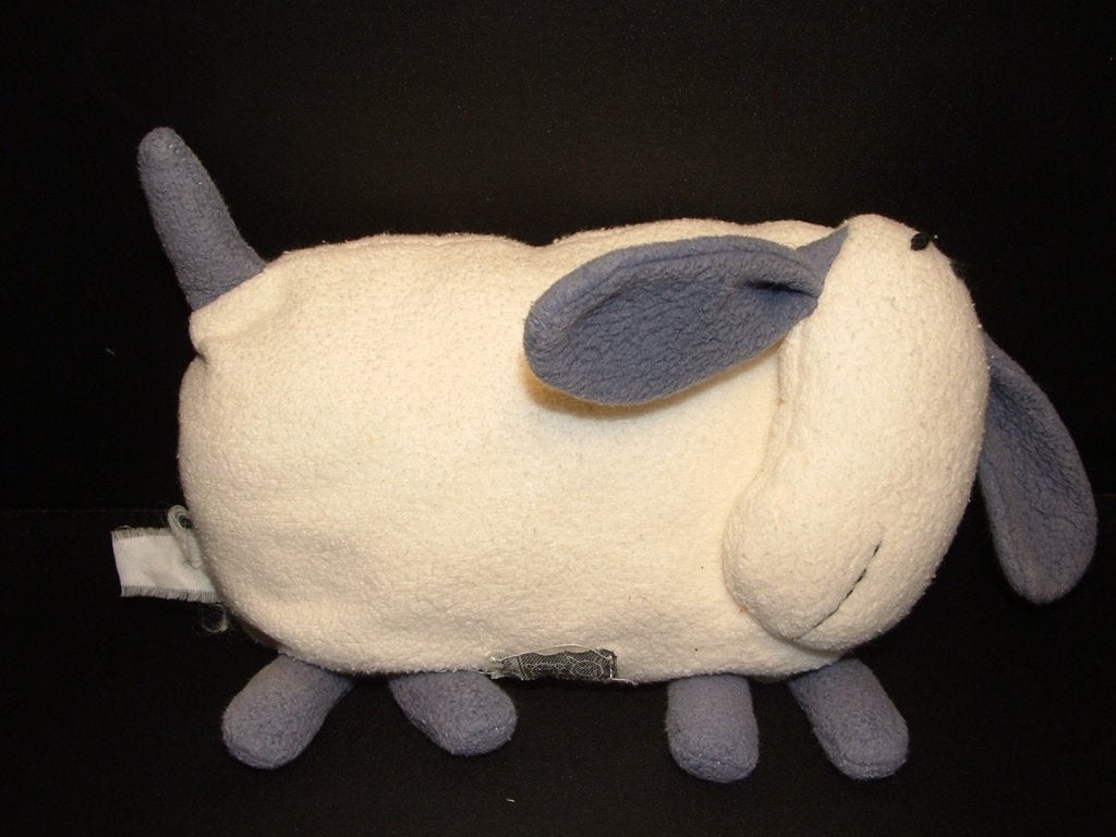 DIFRAX SCHAAP ZACHTE BADSTOF FLEECE WIT MET BLAUWE, Verzenden, Nieuw, Overige typen