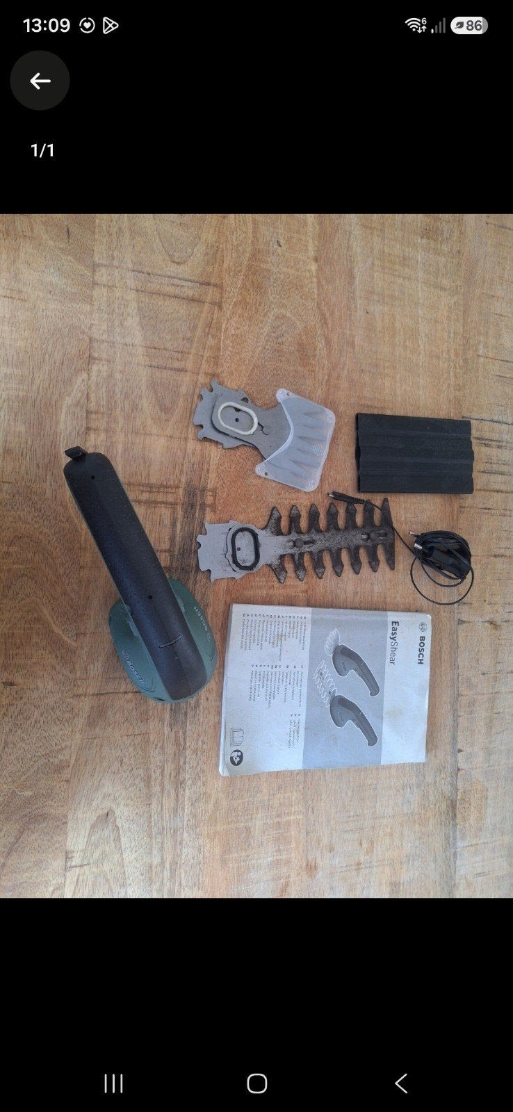 Bosch EasyCut/EasyShear set voor heg en graskanten, Ophalen of Verzenden, Gebruikt, Overige soorten, Bosch