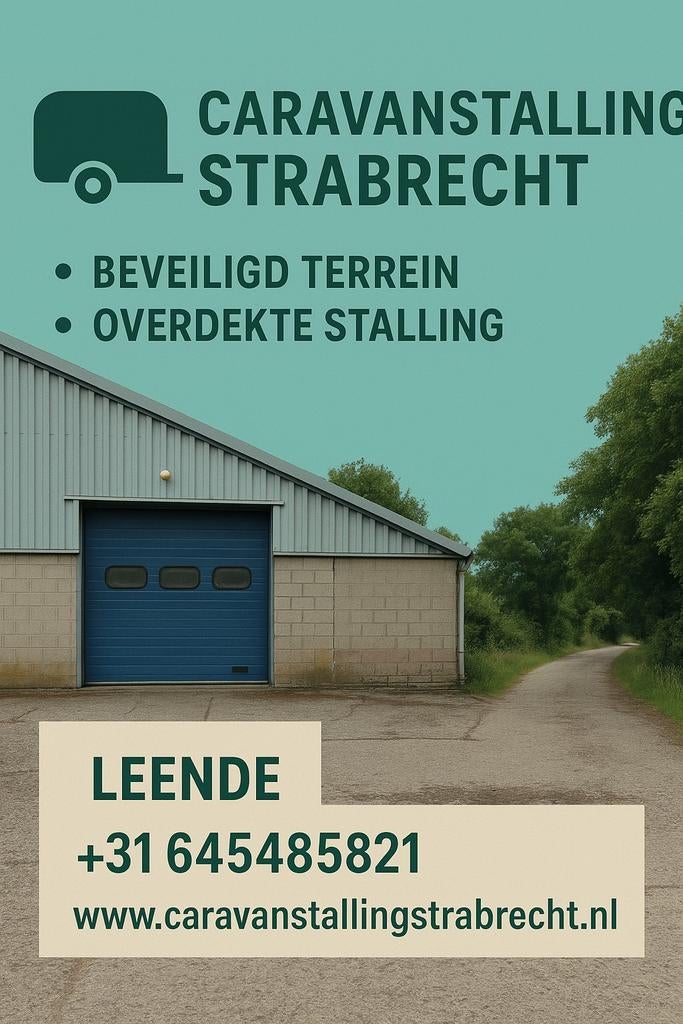 Stalling voor campers en caravans - Bewaakt en overdekt, Caravans en Kamperen, Caravanstallingen