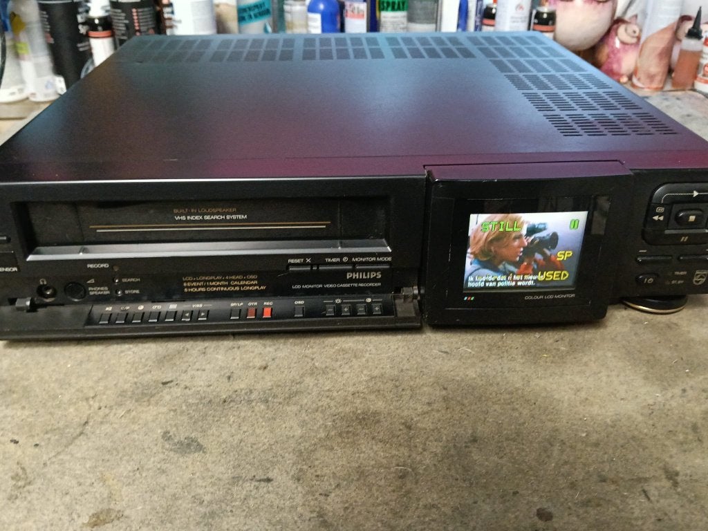 Philips LCD videorecorder VR6880/01, Ophalen, Gebruikt, VHS-speler of -recorder