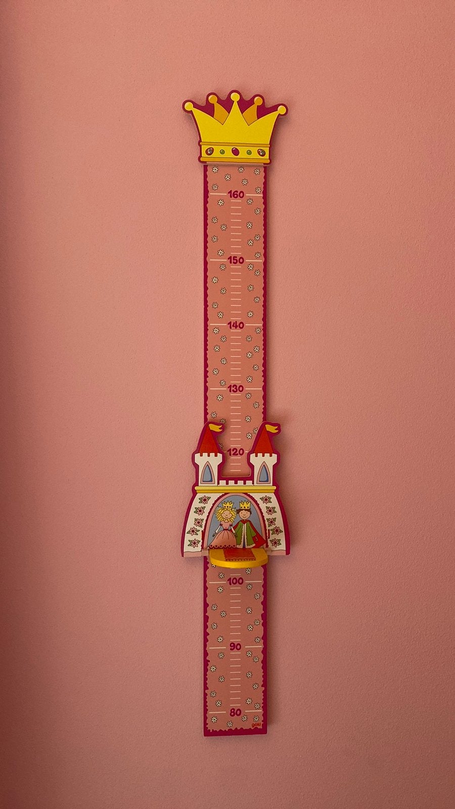 Prinsessen meetlat, Ophalen, Zo goed als nieuw, Wanddecoratie, Ophangbaar