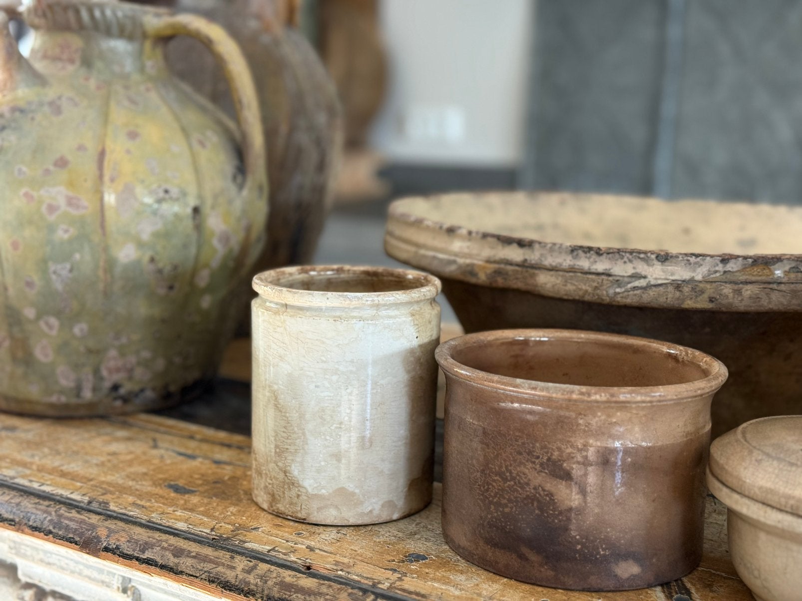 Beboterde pot, Antiek en Kunst, Ophalen of Verzenden