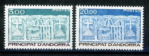 Andorra Frans 356/57 1984 postfris, Ophalen of Verzenden, Overige landen, Postfris