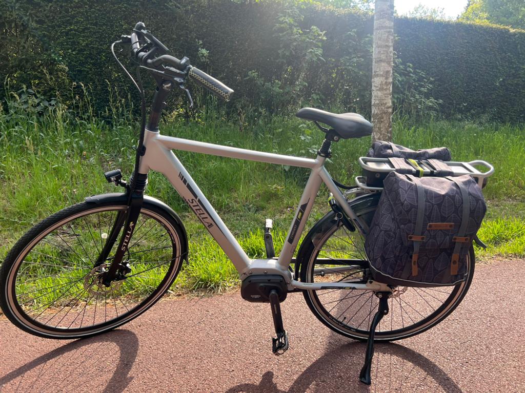 Mooie Stella elektrische herenfiets middenmotor, 55 tot 59 cm, Ophalen of Verzenden, Zo goed als nieuw, Overige merken