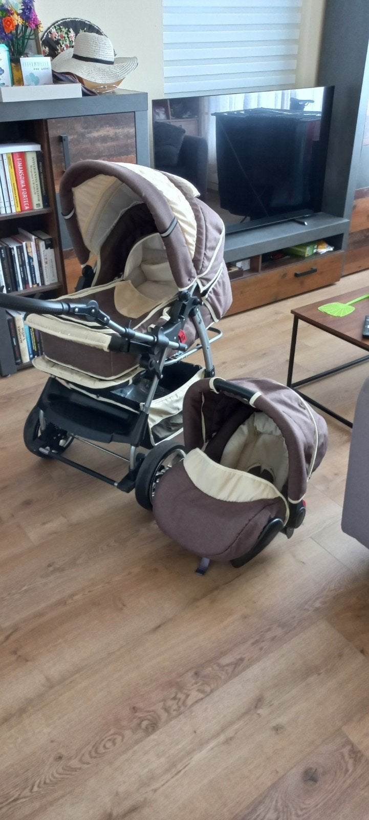 Clamaro kinderwagen 3 in 1, Gebruikt, Verstelbare duwstang, Ophalen, Kinderwagen