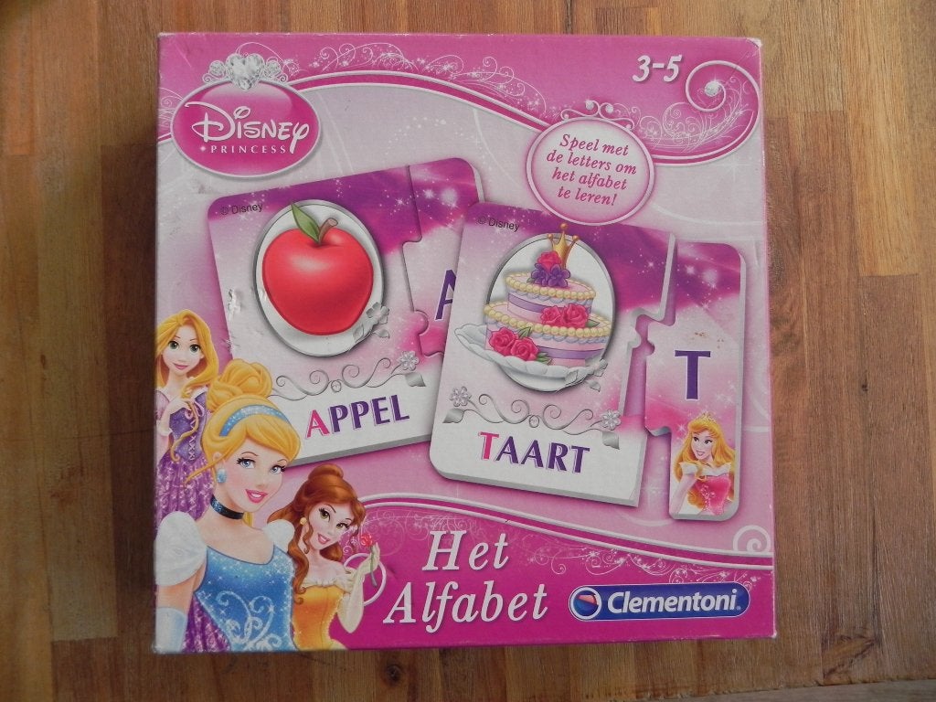 TE KOOP; DISNEY "  ALFABET SPEL  ", Ophalen, Gebruikt, Taal en Lezen