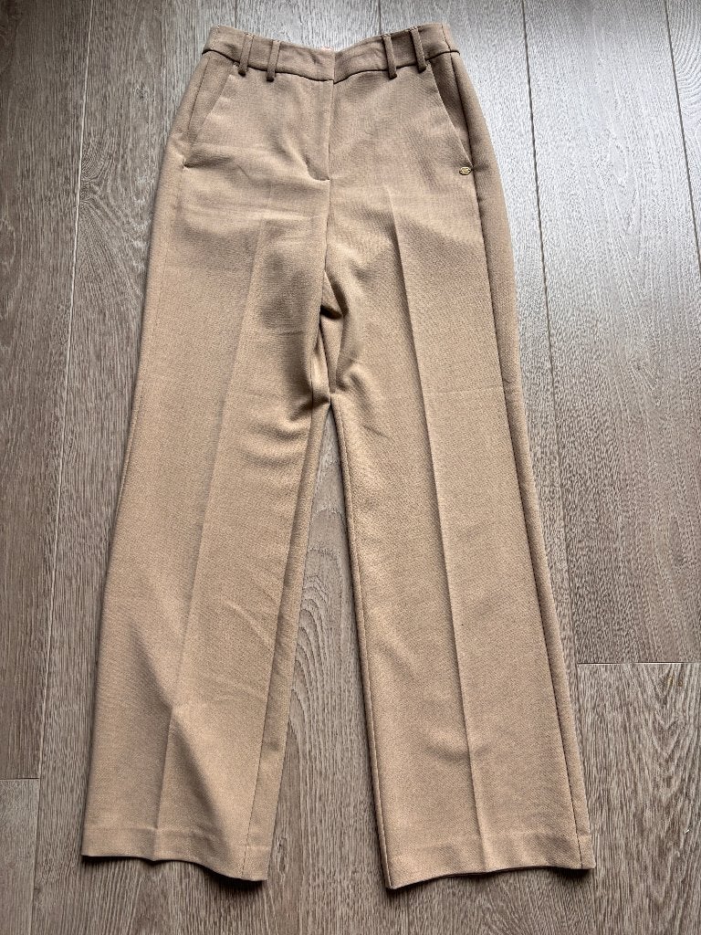 Nieuwe Gustav Esta high waist wide leg broek, maat 36, Beige, Gustav, Nieuw, Ophalen of Verzenden