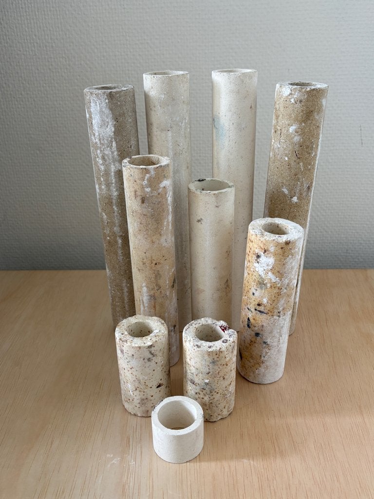 Stapelmateriaal voor keramiek stook - cilinders, Hobby en Vrije tijd, Pottenbakken, Ophalen of Verzenden, Gebruikt
