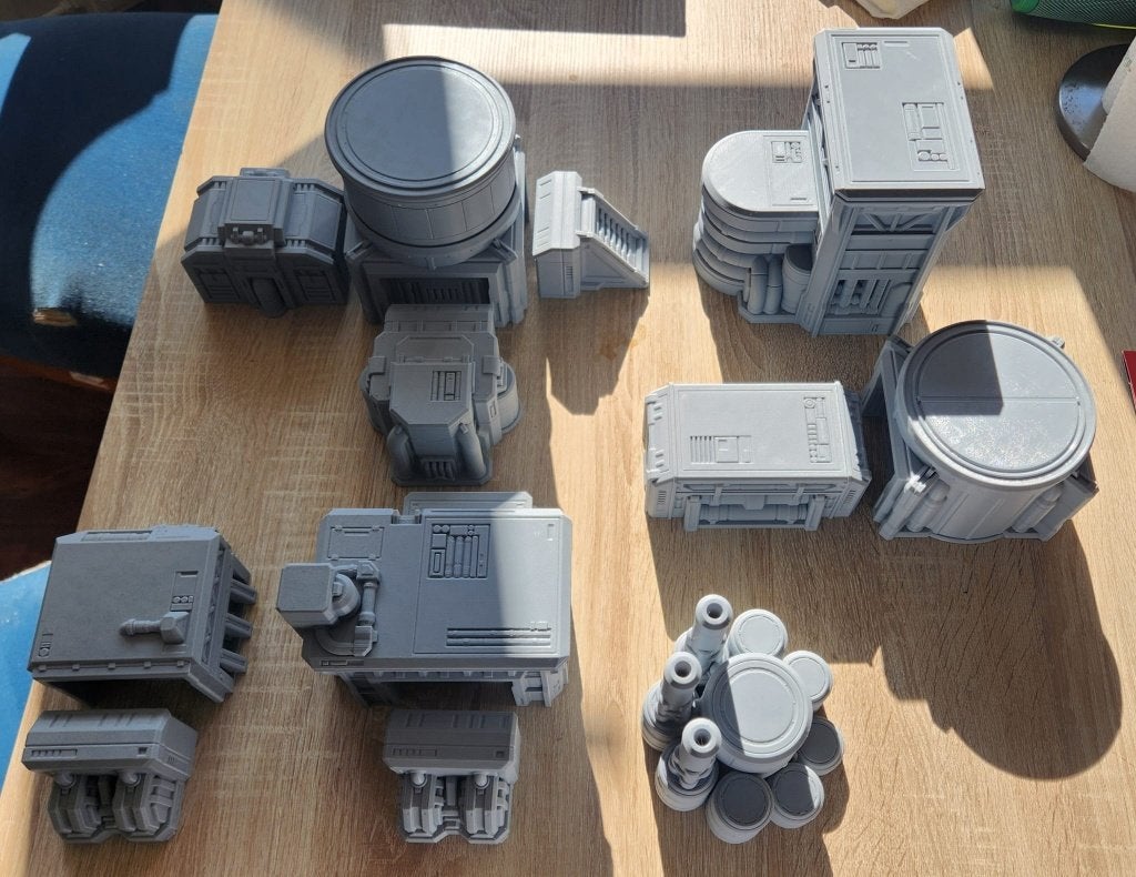 Industrial Plastic Terrain Set voor Wargaming, Ophalen of Verzenden, Nieuw, 1:50 of kleiner, Diorama