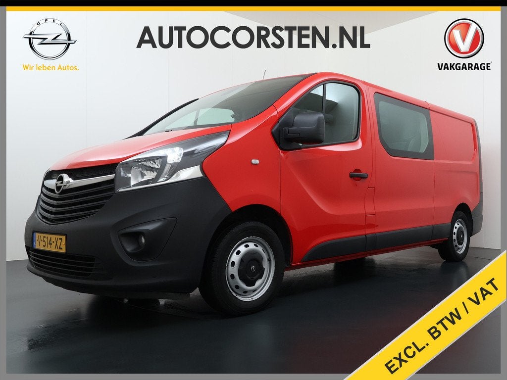 Opel Vivaro D126PK Dubbele Cabine 5-Persoons L2H1 Trekhaak C, Voorwielaandrijving, Stof, Gebruikt, 1601 cc