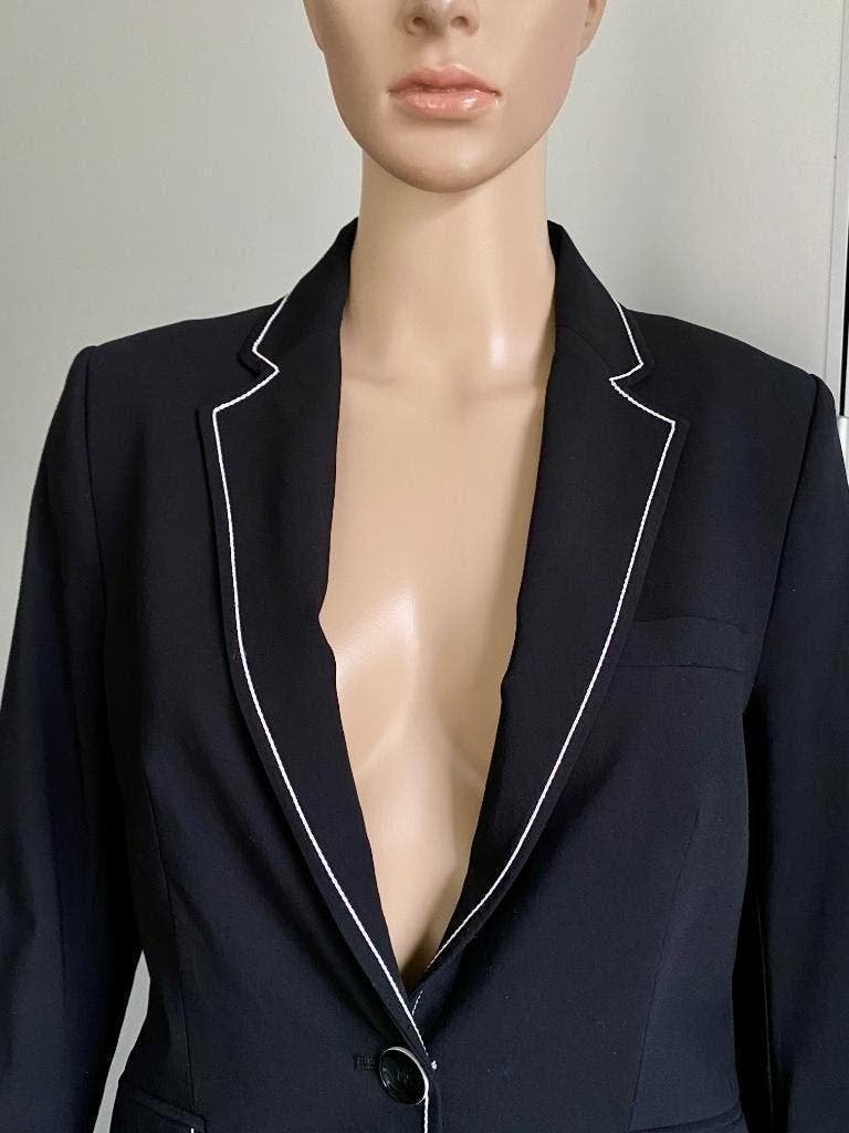 H951 Claudia Strater maat 38=M jasje blazer colbert zwart, Maat 38/40 (M), Zwart, Ophalen of Verzenden, Zo goed als nieuw