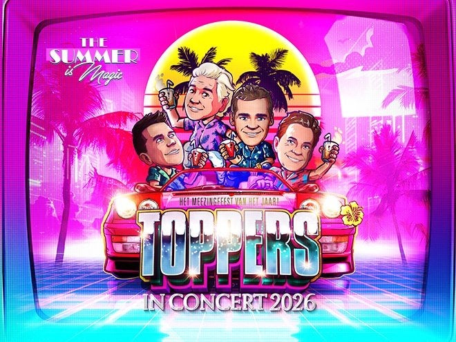 Toppers in concert 4 kaarten 20 per stuk, Drie personen of meer