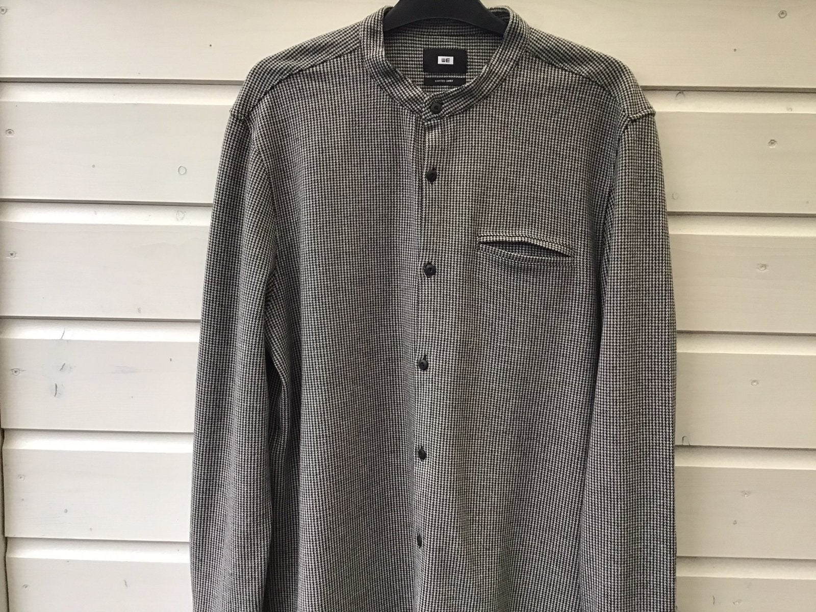 We fashion mooie heren blouse, Ophalen of Verzenden, Zo goed als nieuw, Zwart, Halswijdte 43/44 (XL)
