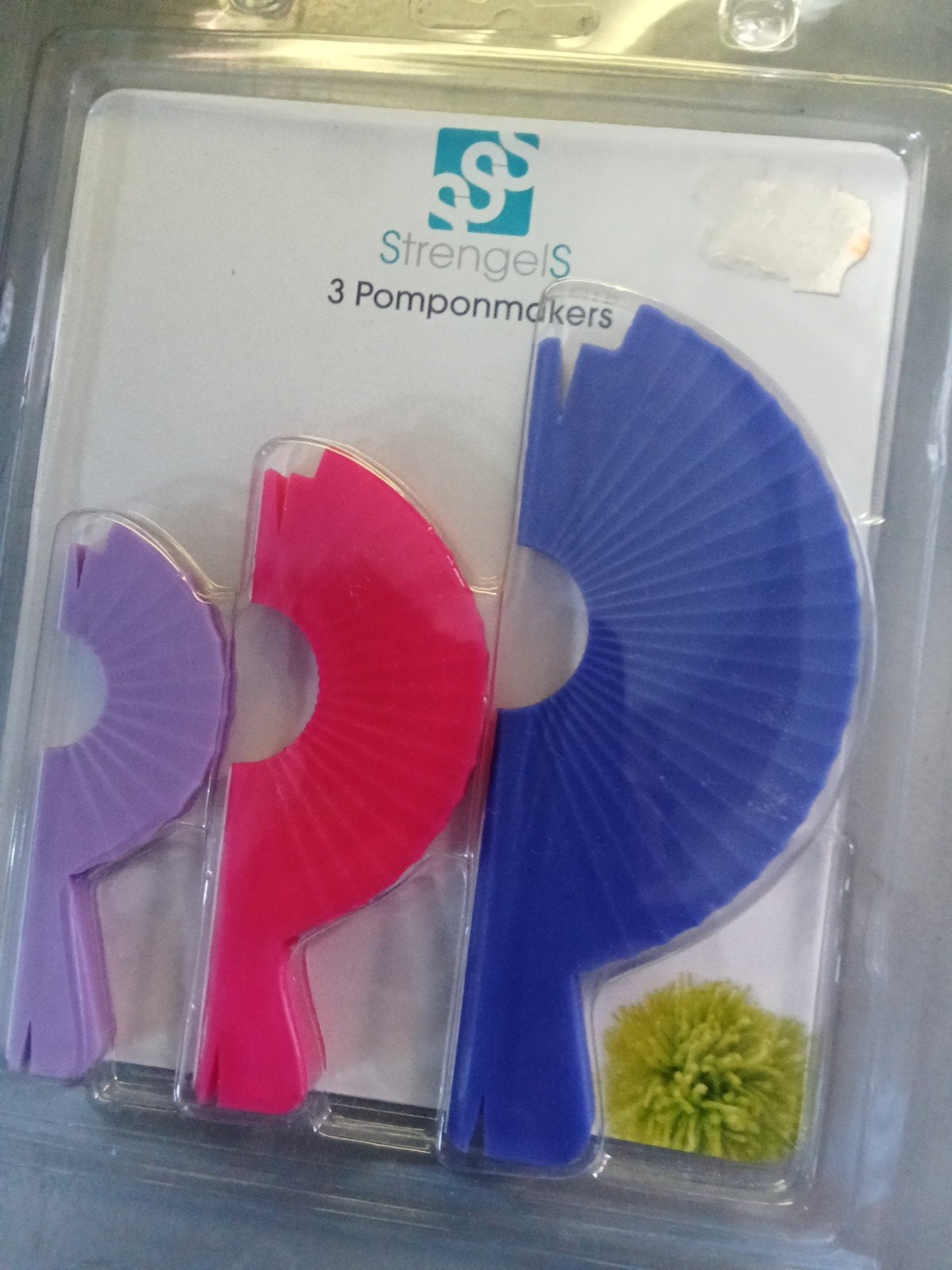 Strengels Pompommakers - 3 stuks, nieuw in verpakking, Nieuw, Meerkleurig, Ophalen of Verzenden, Kunststof
