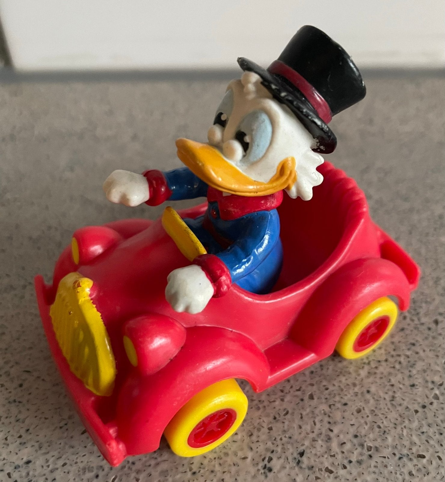 Dagobert Duck in auto 1988 MacDonalds McDonald’s, Ophalen of Verzenden, Zo goed als nieuw