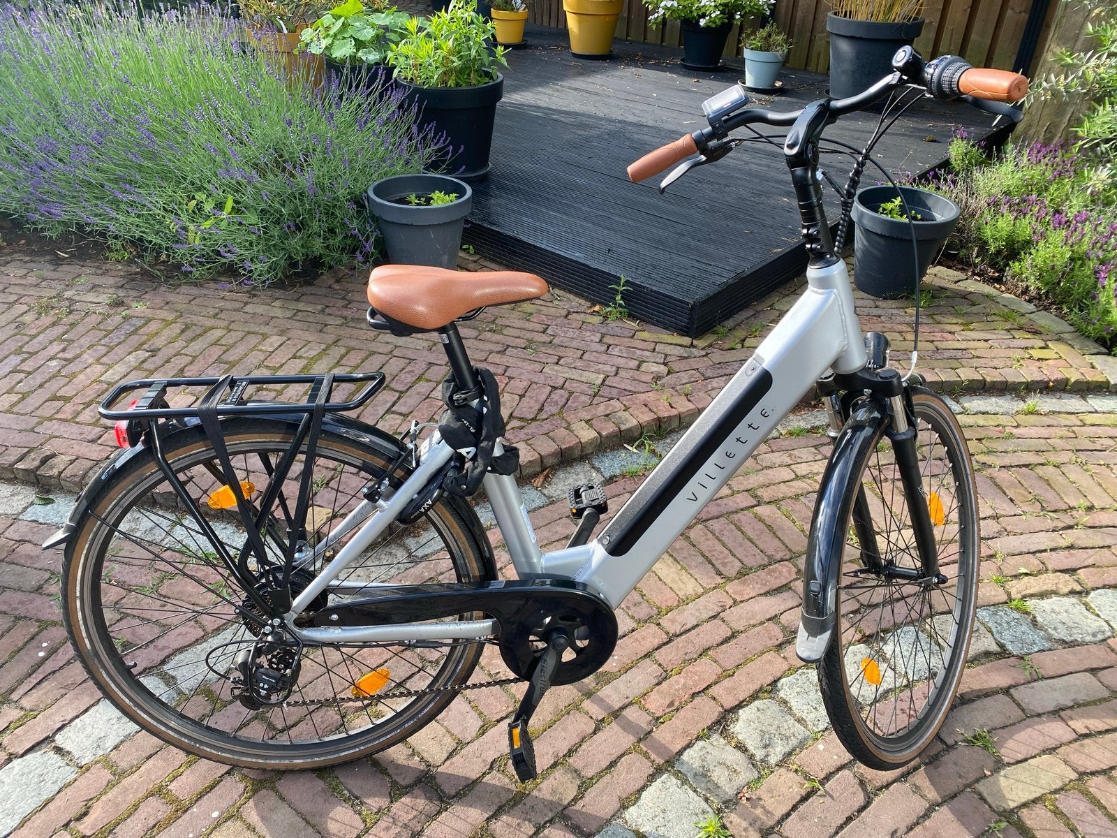 Villette Amant Eco E-bike - Zilver/Grijs 2024, Zo goed als nieuw, 50 km per accu of meer, 55 tot 59 cm, Ophalen