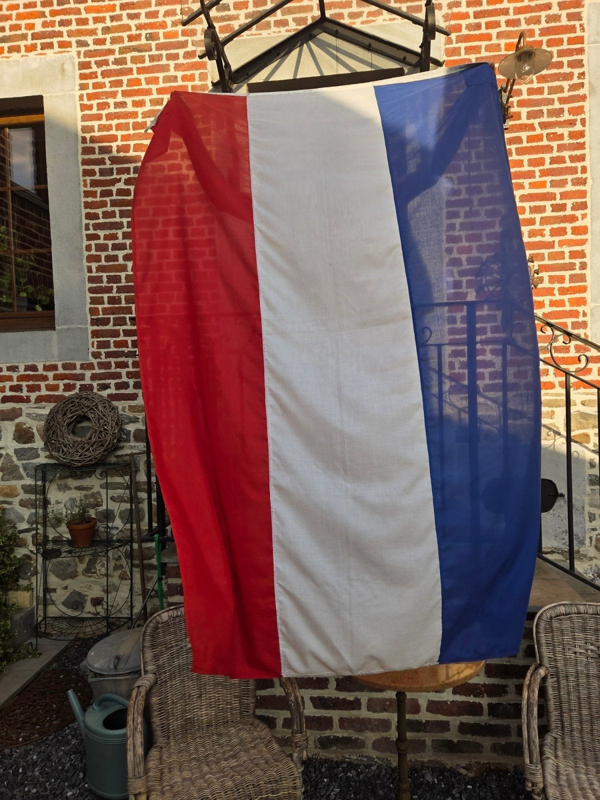 Degelijke Nederlandse vlag, Diversen, Vlaggen en Wimpels, Ophalen of Verzenden, Gebruikt