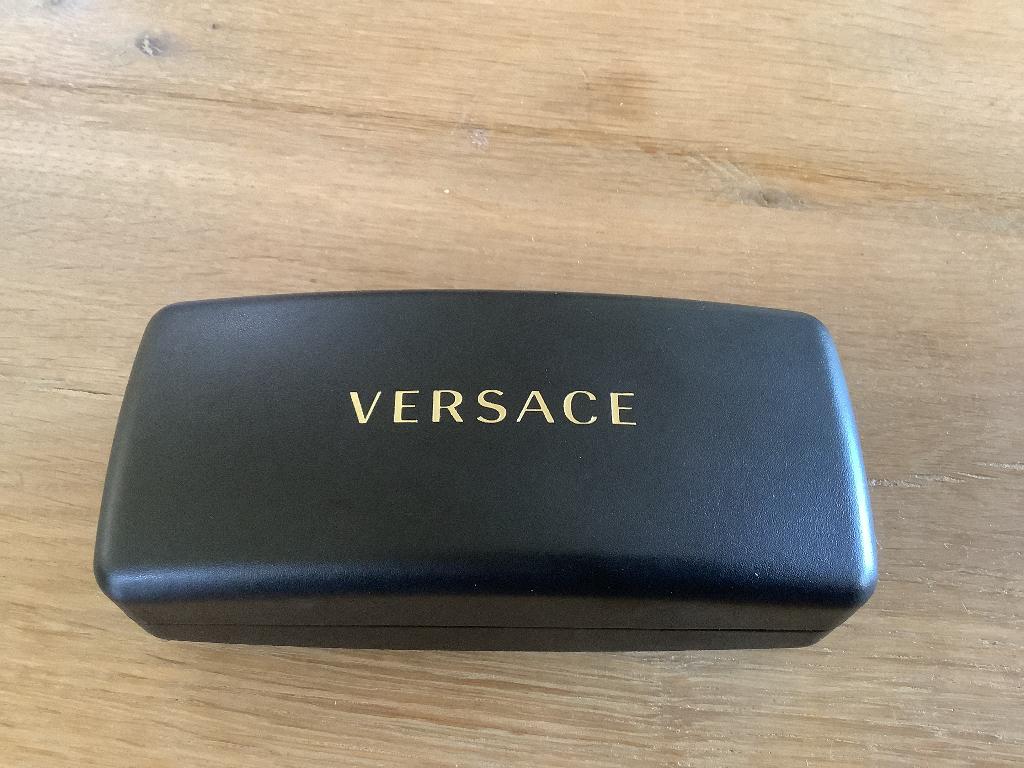 Versace brillenkoker heren, Overige merken, Zonnebril, Zwart, Ophalen of Verzenden