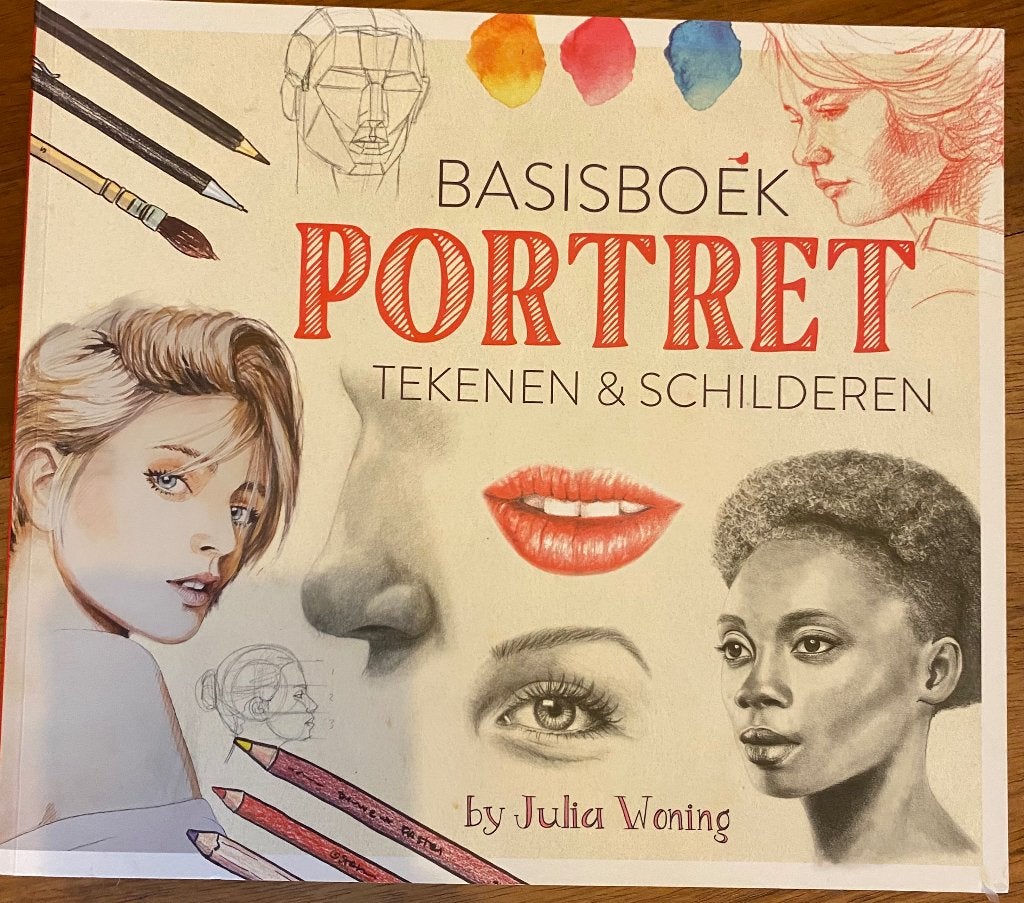 Basisboek Portrettekenen en schilderen, Ophalen, Zo goed als nieuw, Papier, Schets- of Tekenboek
