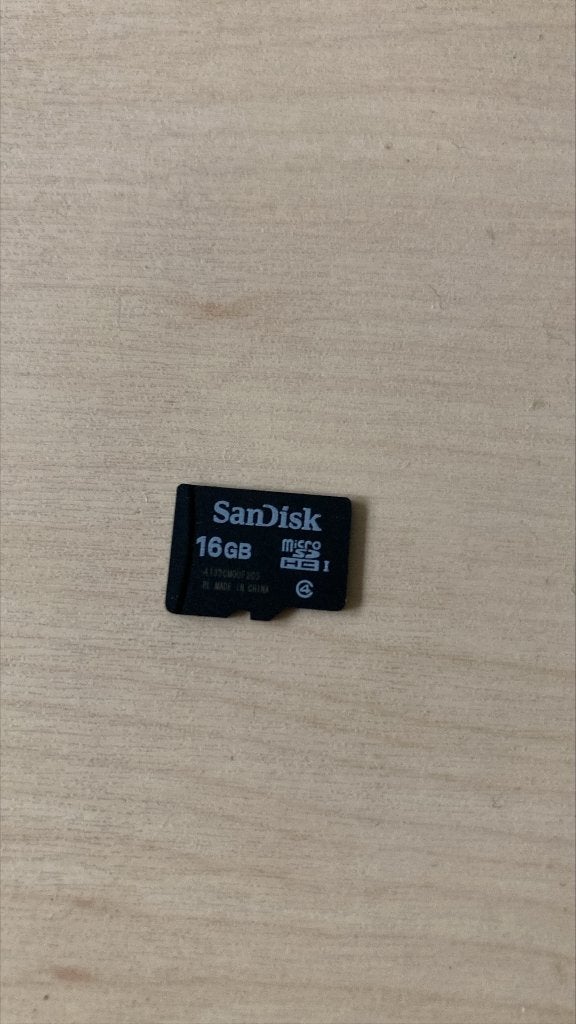 SanDisc 16gb black, Audio, Tv en Foto, MicroSDHC, Gebruikt, 16 GB, Fotocamera