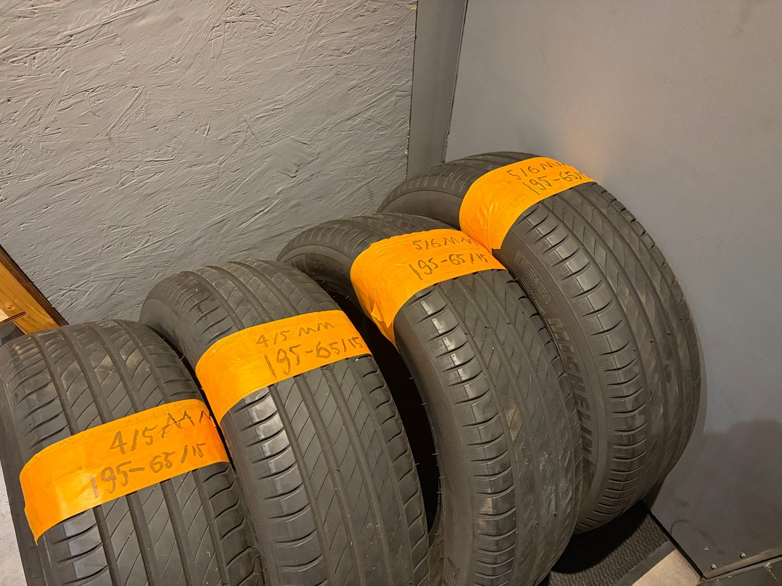 4x Michelin Primacy 4 195/65 R15 91H zomerbanden (DOT 0423), Ophalen, Gebruikt