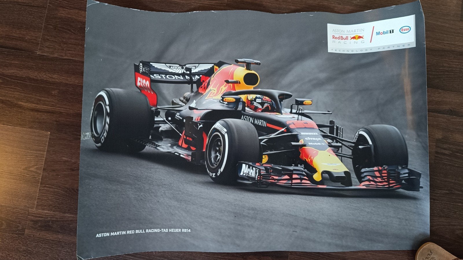 Aston Martin Red Bull Racing F1 Poster, Ophalen of Verzenden