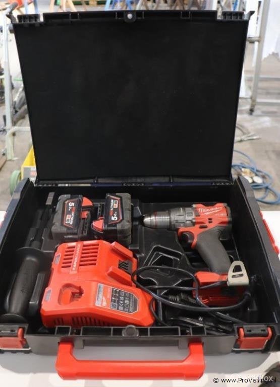 Online Veiling: Milwaukee M18 Boorschroefmachine FDD3-0X, Gebruikt