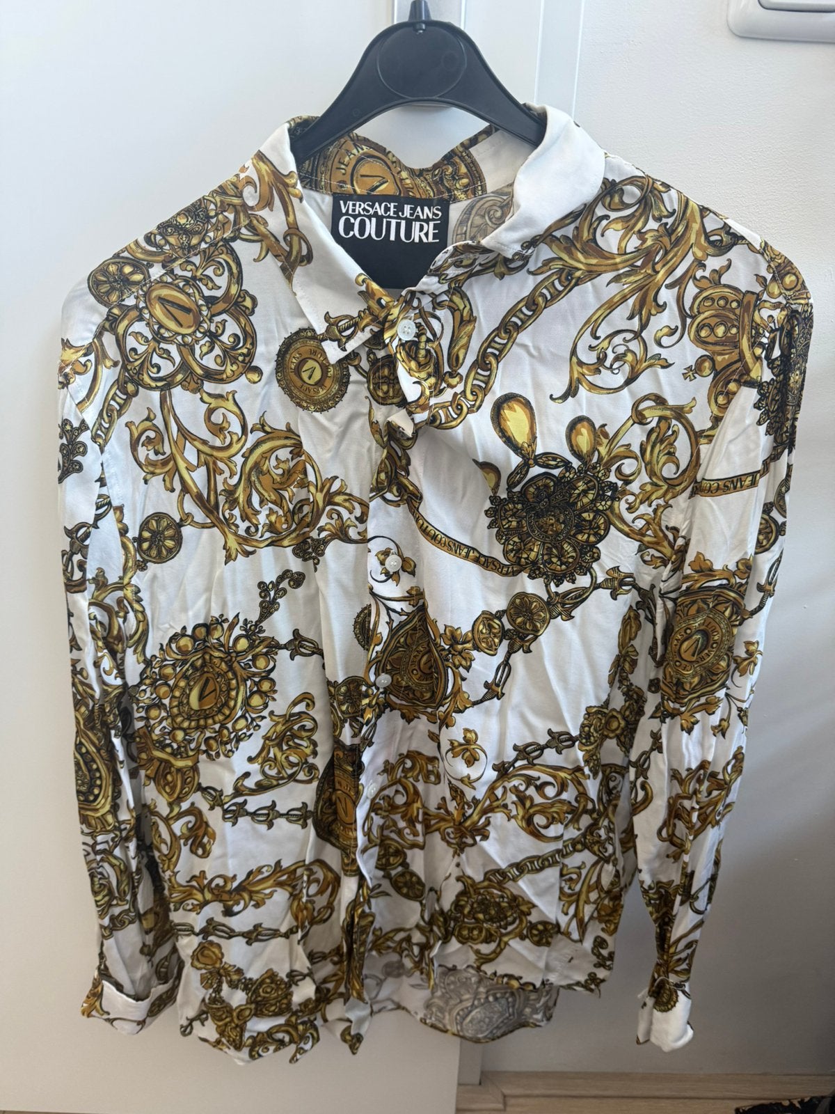 Versace Jeans Couture Overhemd wit, Ophalen of Verzenden, Zo goed als nieuw, Wit