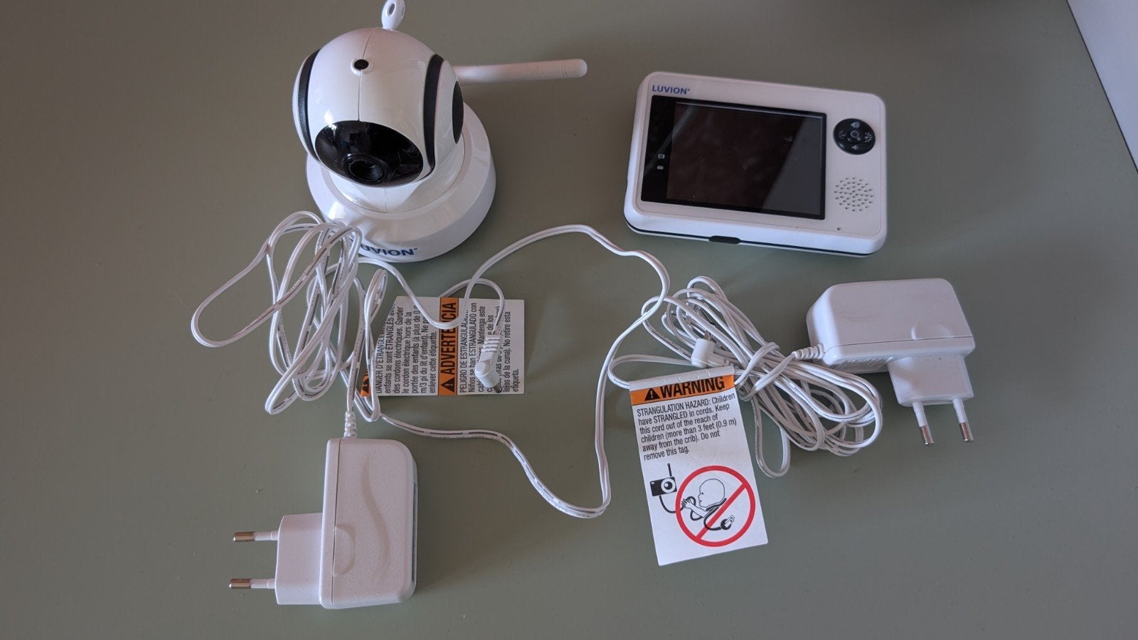 Luvion Babymonitor Starterskit met Camera en Display, Ophalen of Verzenden, Zo goed als nieuw, 100 tot 250 meter, Camera