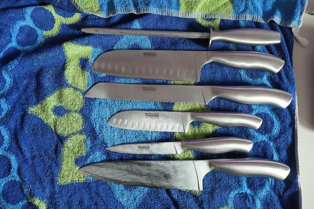 Messenset (Thomas), Huis en Inrichting, Keuken | Bestek, Ophalen, Gebruikt, Rvs of Chroom