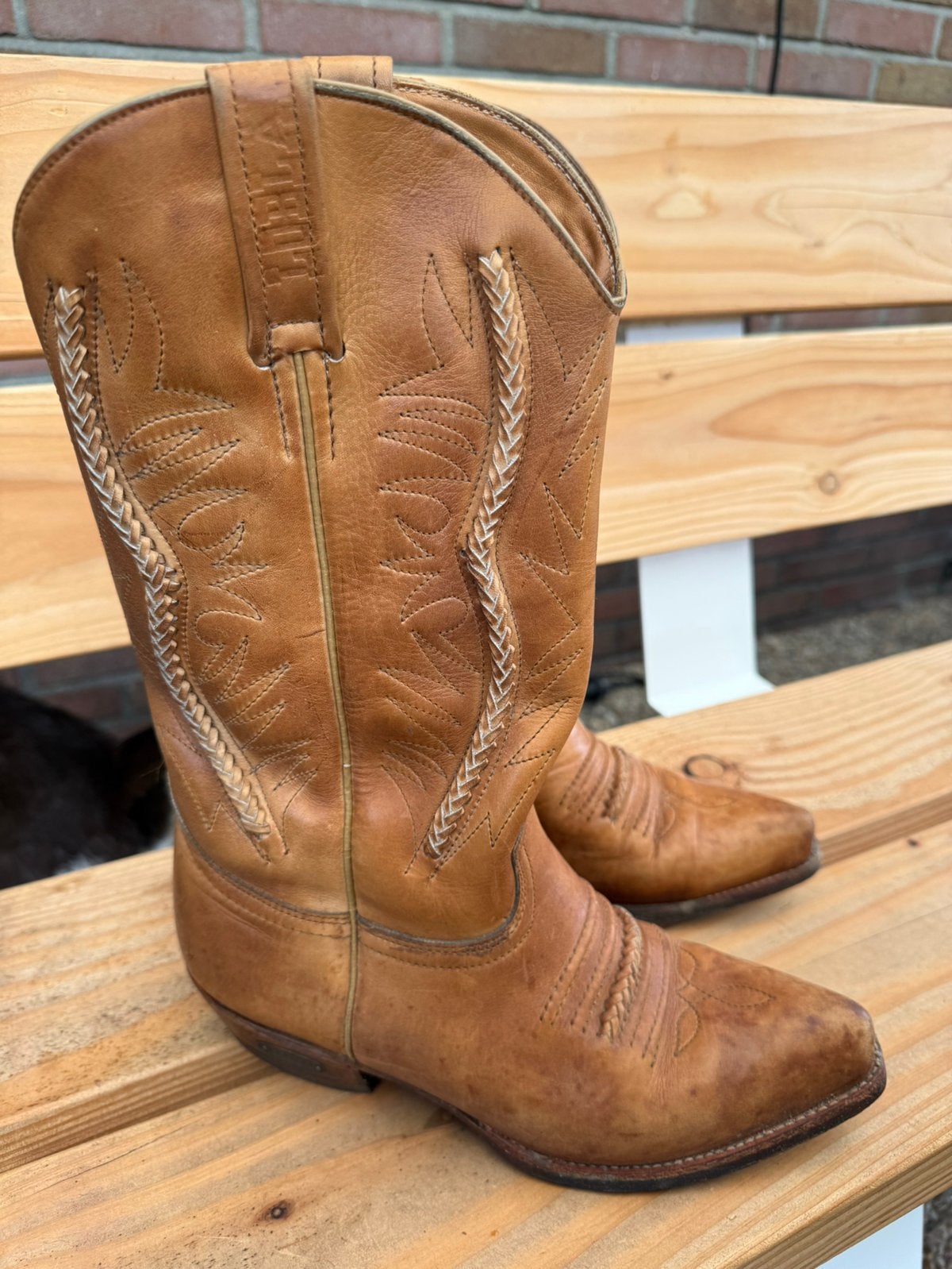 Loblan Western boots maat 39, Hoge laarzen, Bruin, Ophalen of Verzenden, Gedragen