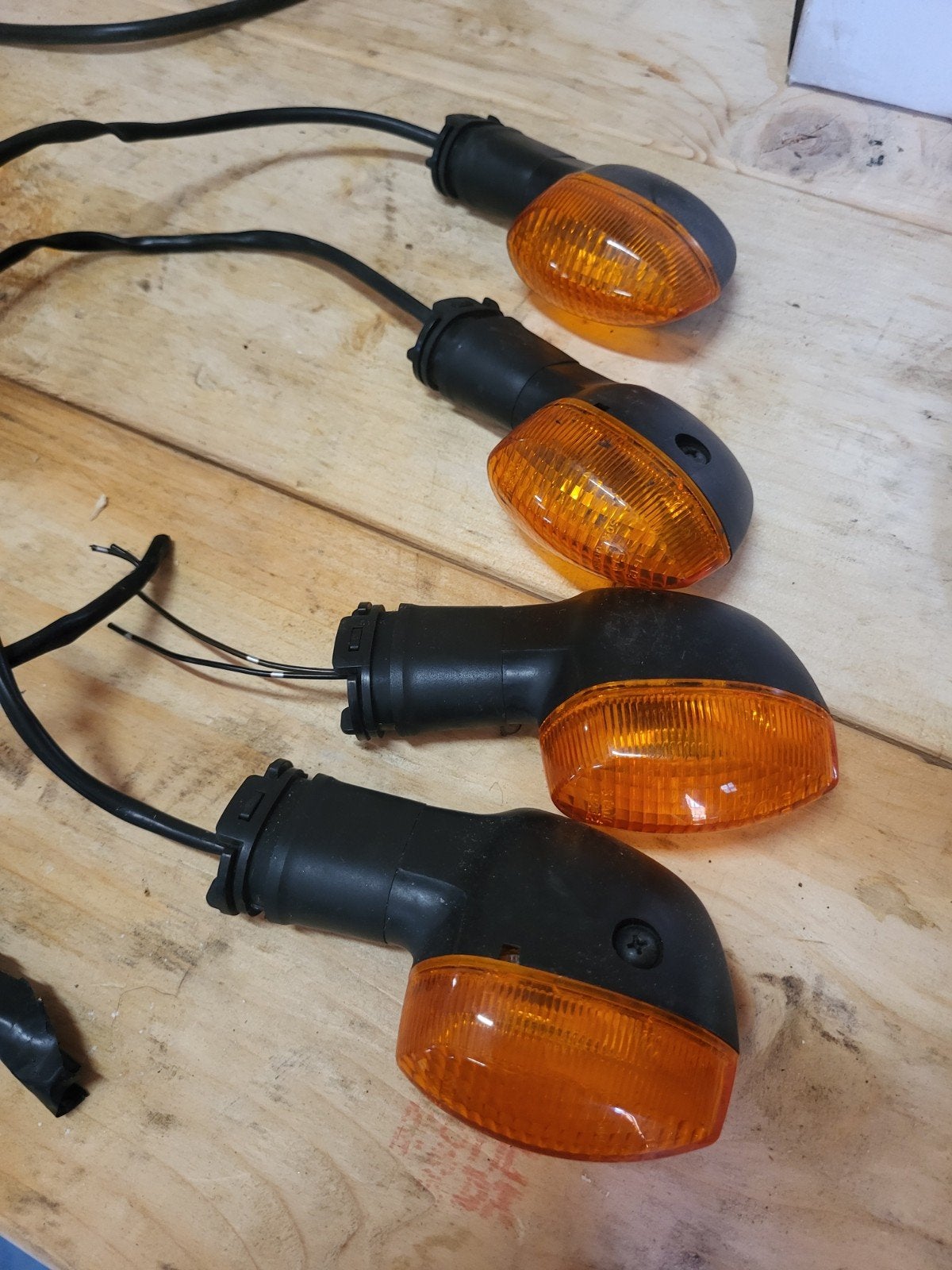 Originele Knipperlichten en kentekenhouder Yamaha FZ1N, Motoren, Ophalen of Verzenden, Gebruikt
