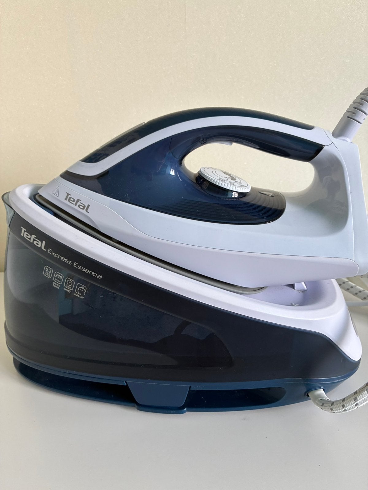 Tefal Express Essential Stoomgenerator - Gebruikt, werkt pri, Ophalen of Verzenden, Gebruikt, Strijkijzer met snoer