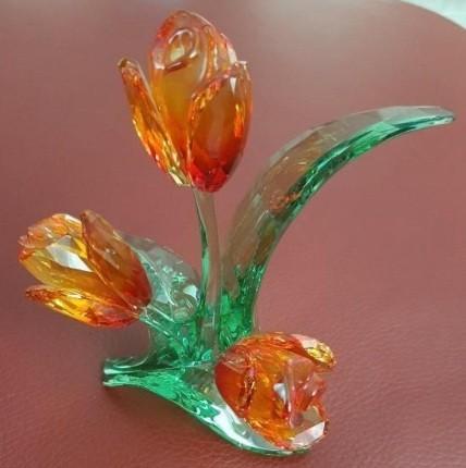Swarovski Tulpen Nieuw, Ophalen of Verzenden, Nieuw, Figuurtje