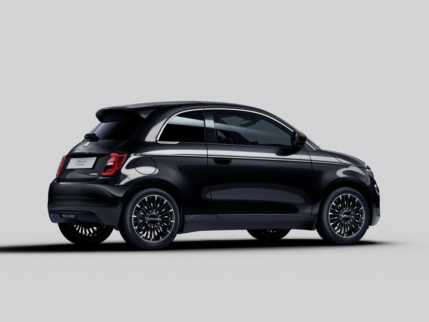Fiat 500 Hybrid La Prima | Uit voorraad leverbaar | Clima |, Met garantie (alle), Zwart, Origineel Nederlands, Handgeschakeld
