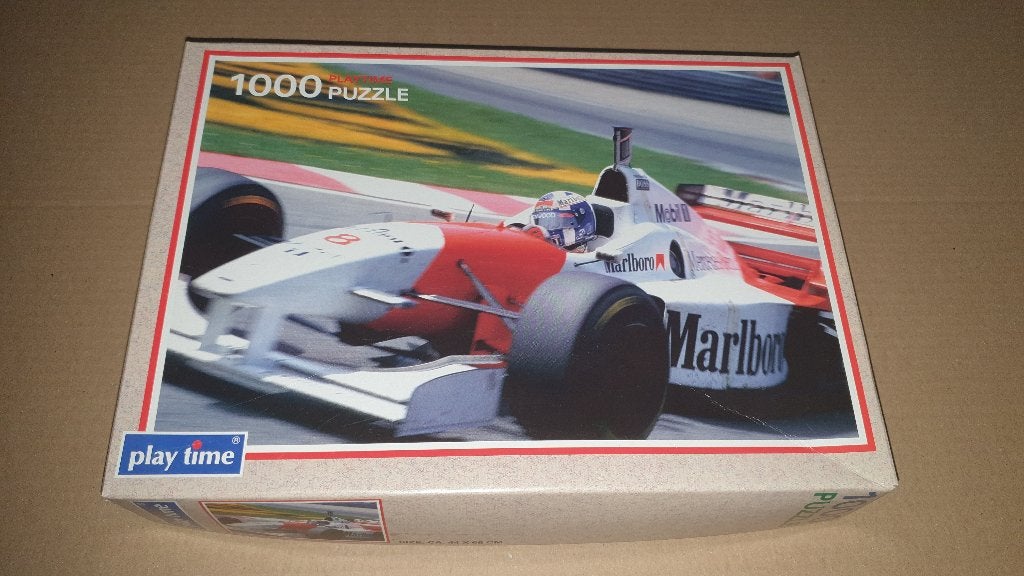 Legpuzzel raceauto 1000 stukjes - NIEUW, Ophalen of Verzenden, 500 t/m 1500 stukjes, Nieuw, Legpuzzel