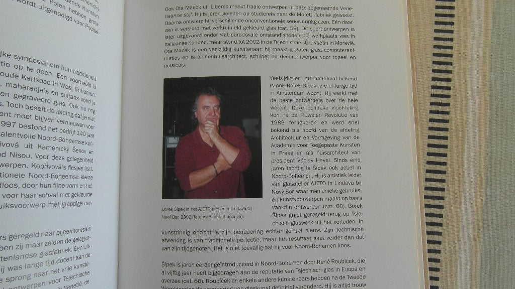 BOREK SIPEK - LUIGJES; 2 boeken, glaskunst, Ophalen of Verzenden, Zo goed als nieuw, Overige onderwerpen