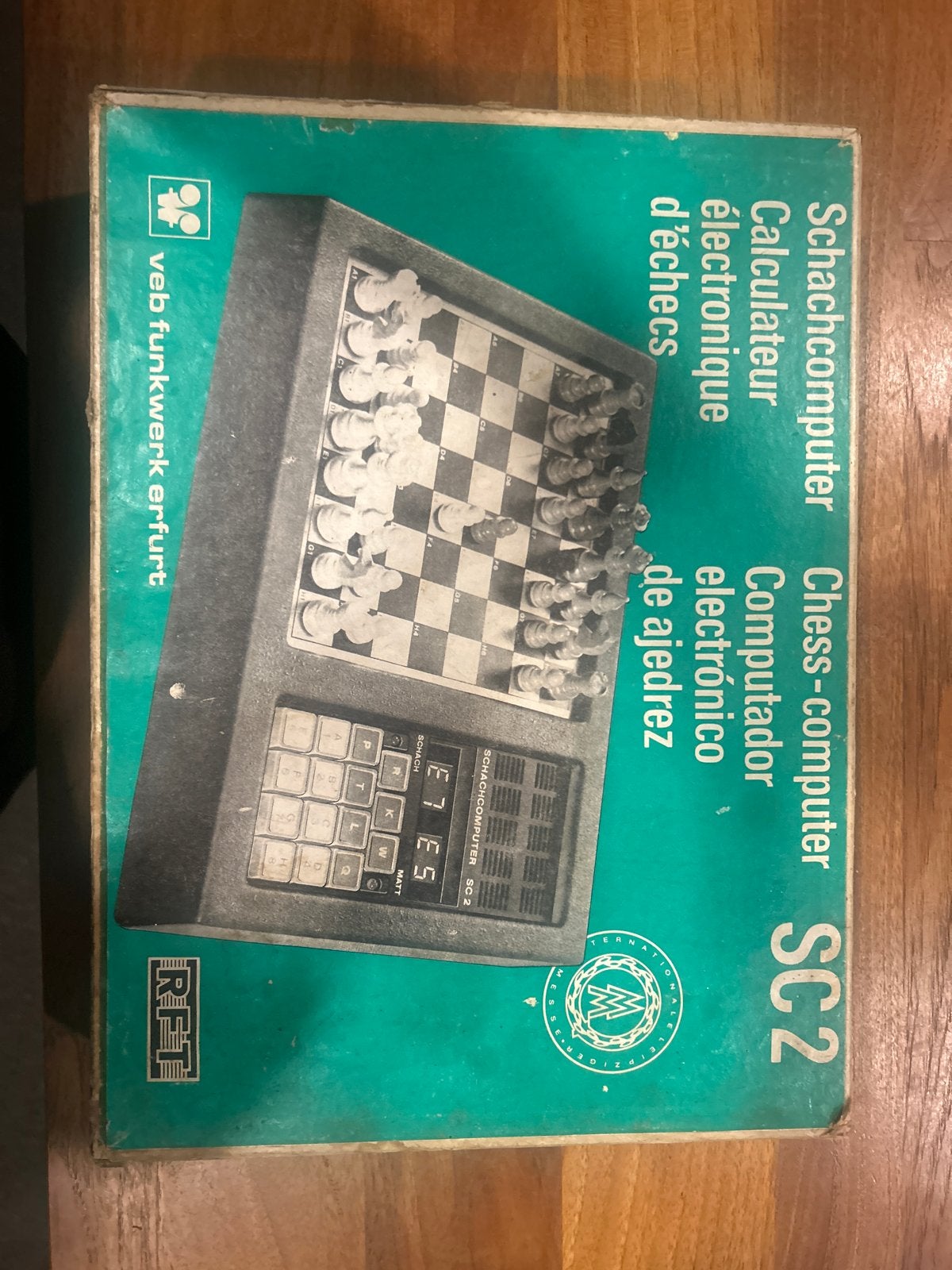 Vintage Schaakcomputer SC2 - Compleet met Handleiding, Een of twee spelers, Ophalen of Verzenden, Gebruikt, Reisspel