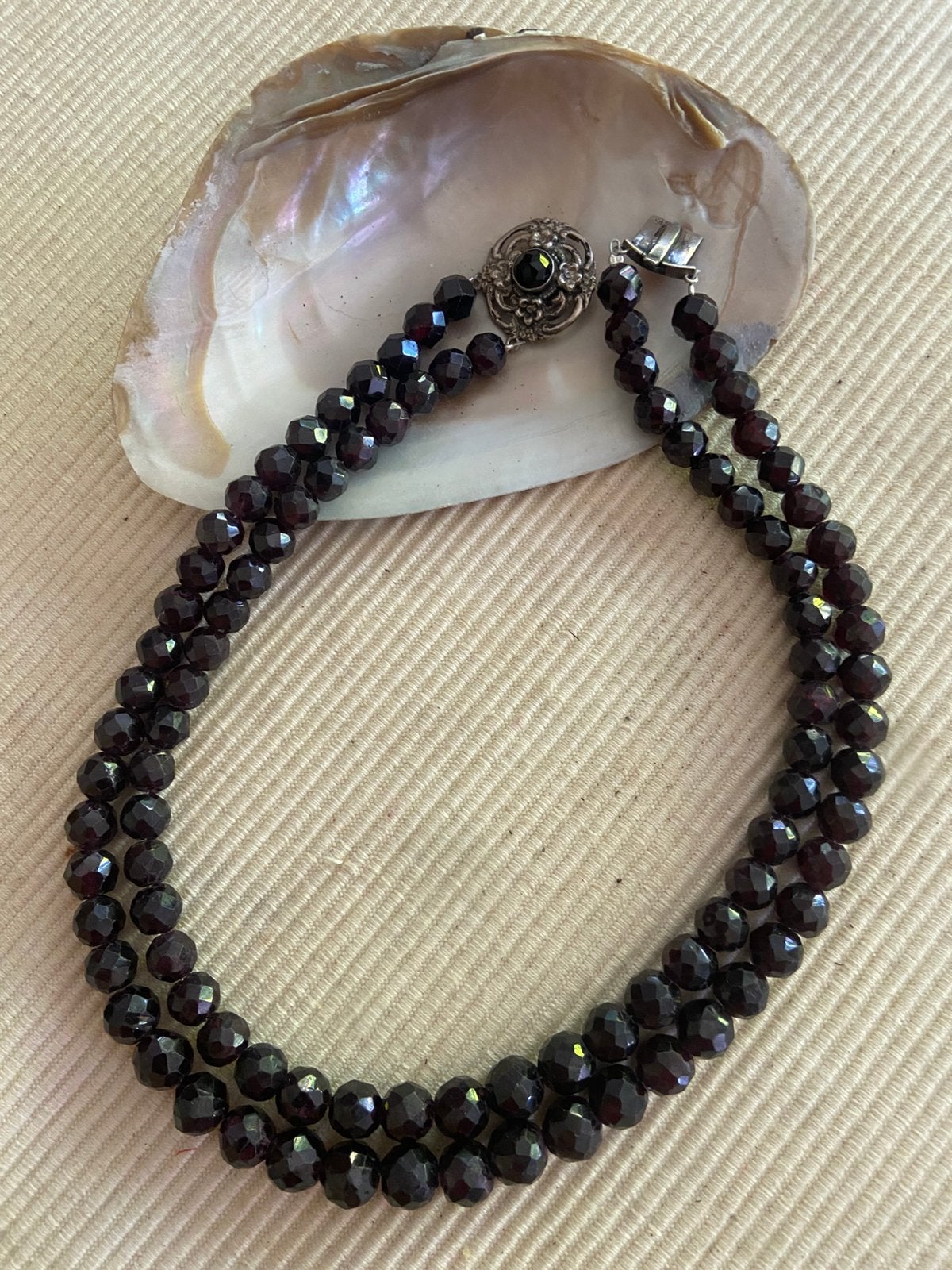 Ketting granaten antiek, Ophalen of Verzenden, Zilver, Ketting