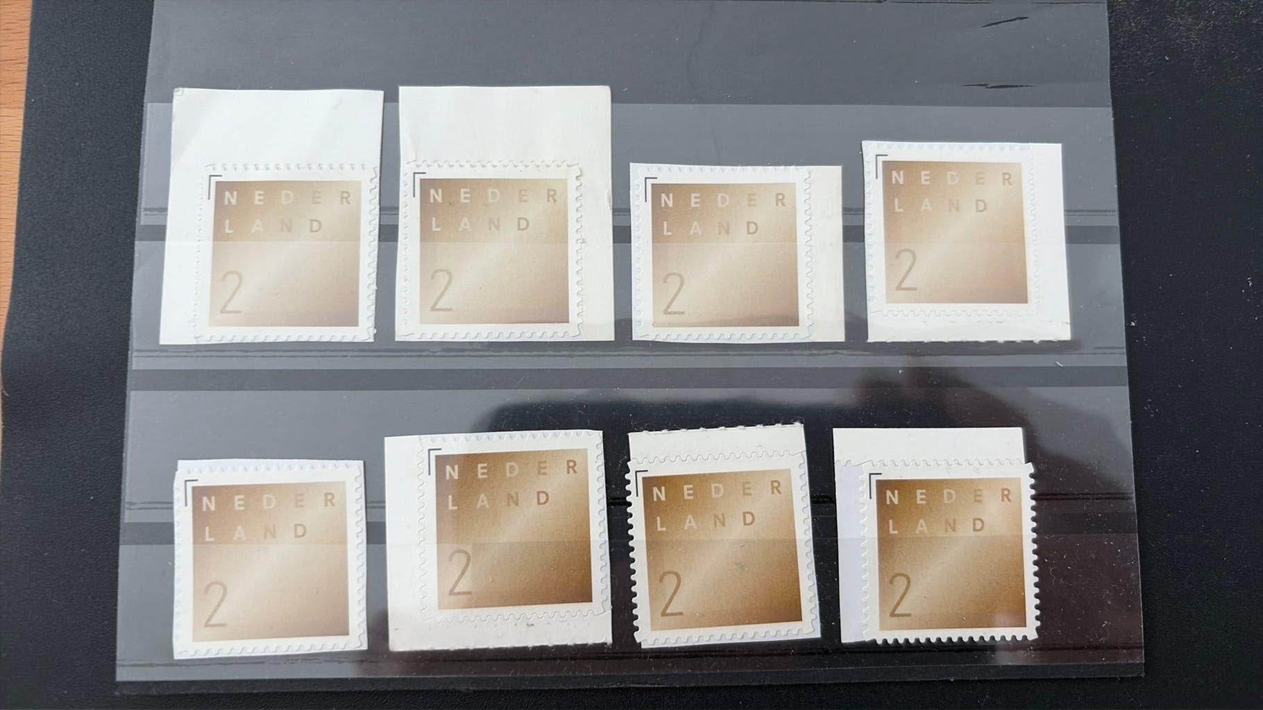 8x rouwzegel 2 postfris, Postzegels en Munten, Postzegels | Nederland, Ophalen of Verzenden, Na 1940, Postfris