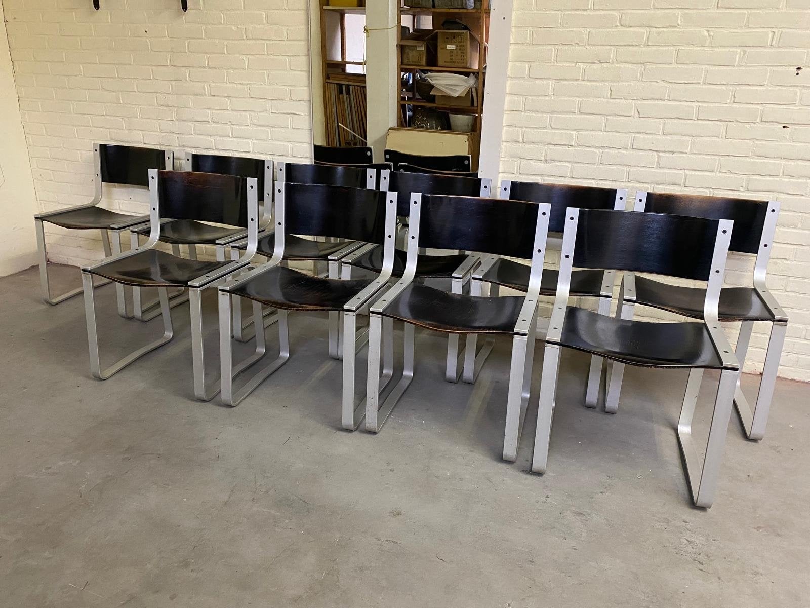 10 stuks SM 0301 voor Pastoe, Gebruikt, Zwart, Ophalen of Verzenden, Vijf, Zes of meer stoelen