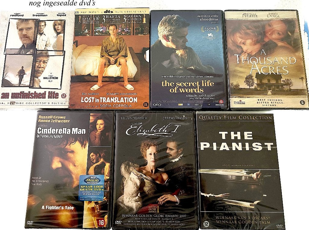 7x Luxe Speelfilms DVD Pakket - ALLES NOG INGESEALDE DVD, Ophalen, Nieuw, Film, Overige typen