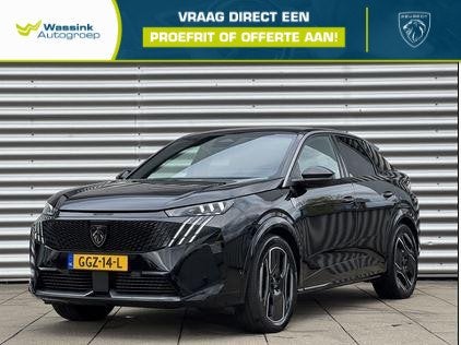 Peugeot e-3008 GT 73 kWh 360 Vision & Drive Assist / Audio P, Auto's, Peugeot, 213 pk, Zwart, Origineel Nederlands, Automatische klimaatregeling