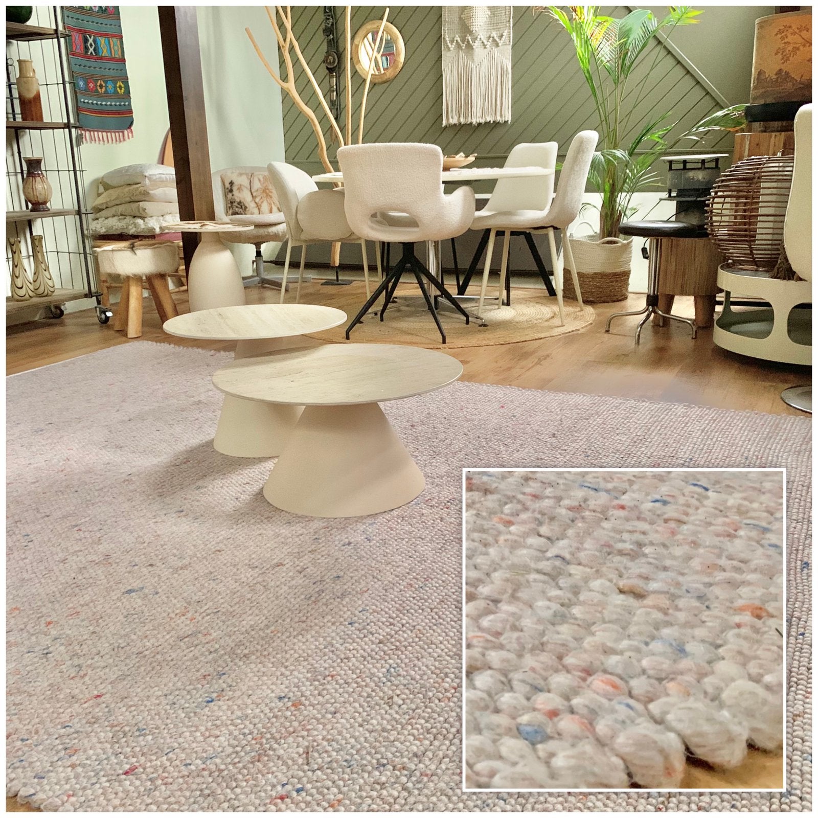 Wol de luxe - soft colors xl vloerkleed - fotostudio, Ophalen, 200 cm of meer, Zo goed als nieuw, 200 cm of meer