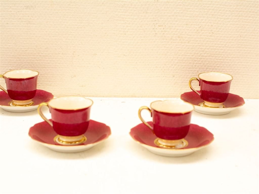 8 noritake kop en schotel 32964, Gebruikt, Ophalen of Verzenden, Bord(en), Overige stijlen