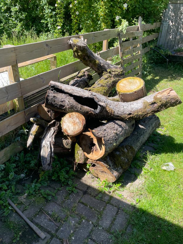 Brandhout appelboom, Minder dan 3 m³, Ophalen