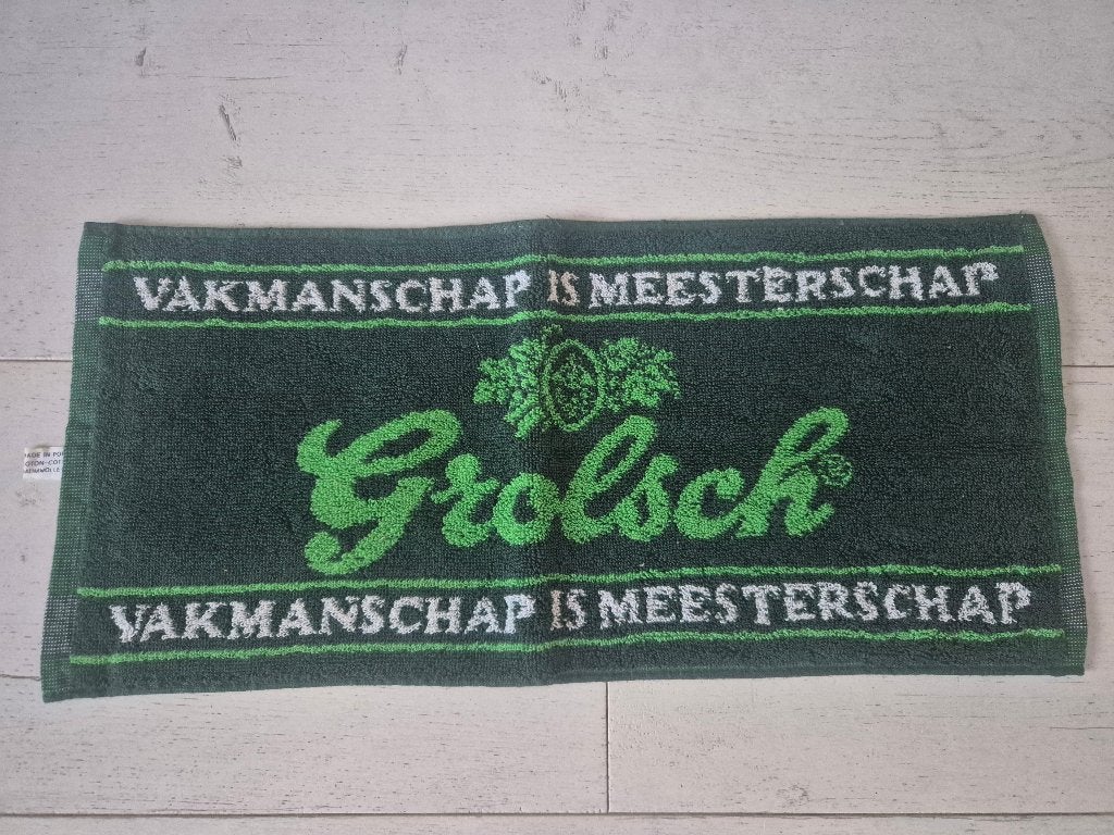 Te koop: Grolsch bardoekje/ gastendoekje, mancave, Verzamelen, Biermerken, Ophalen of Verzenden, Nieuw, Overige typen, Grolsch